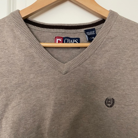 Chaps cotton sweater vest L - Picture 4 of 5